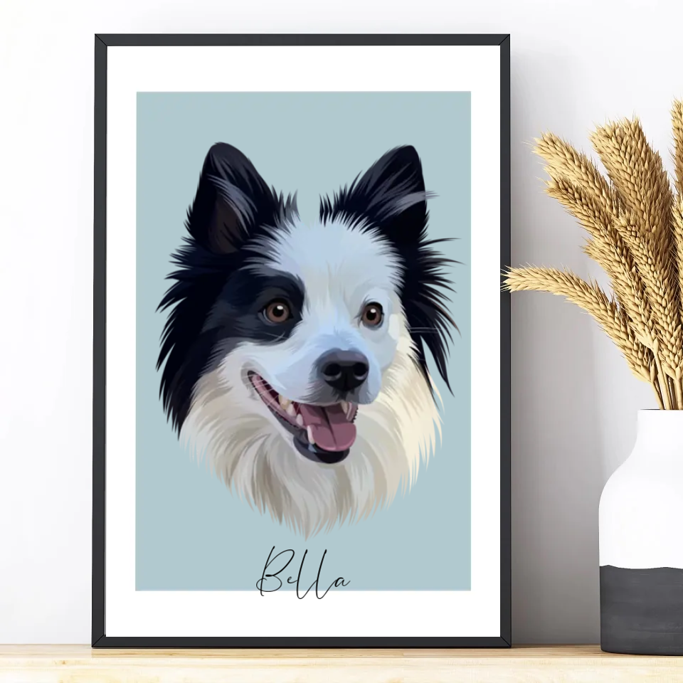 Your Pet as a Handcrafted Digital Drawing | Gift for Animal Lovers