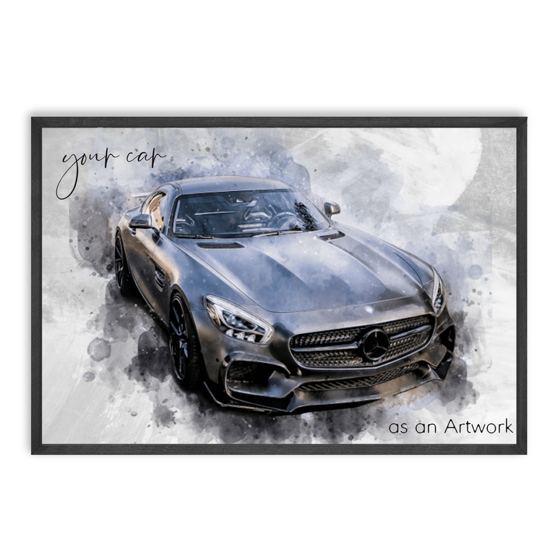 Your Car in Watercolor Style | Unique Gift for Car Enthusiasts