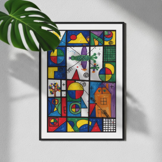 Your Child’s Art as a Work of Art – With Live Preview, as Poster or Canvas