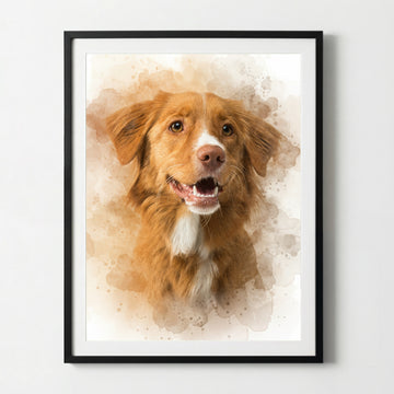 Your Pet as a Work of Art – With Live Preview, as Poster or Canvas
