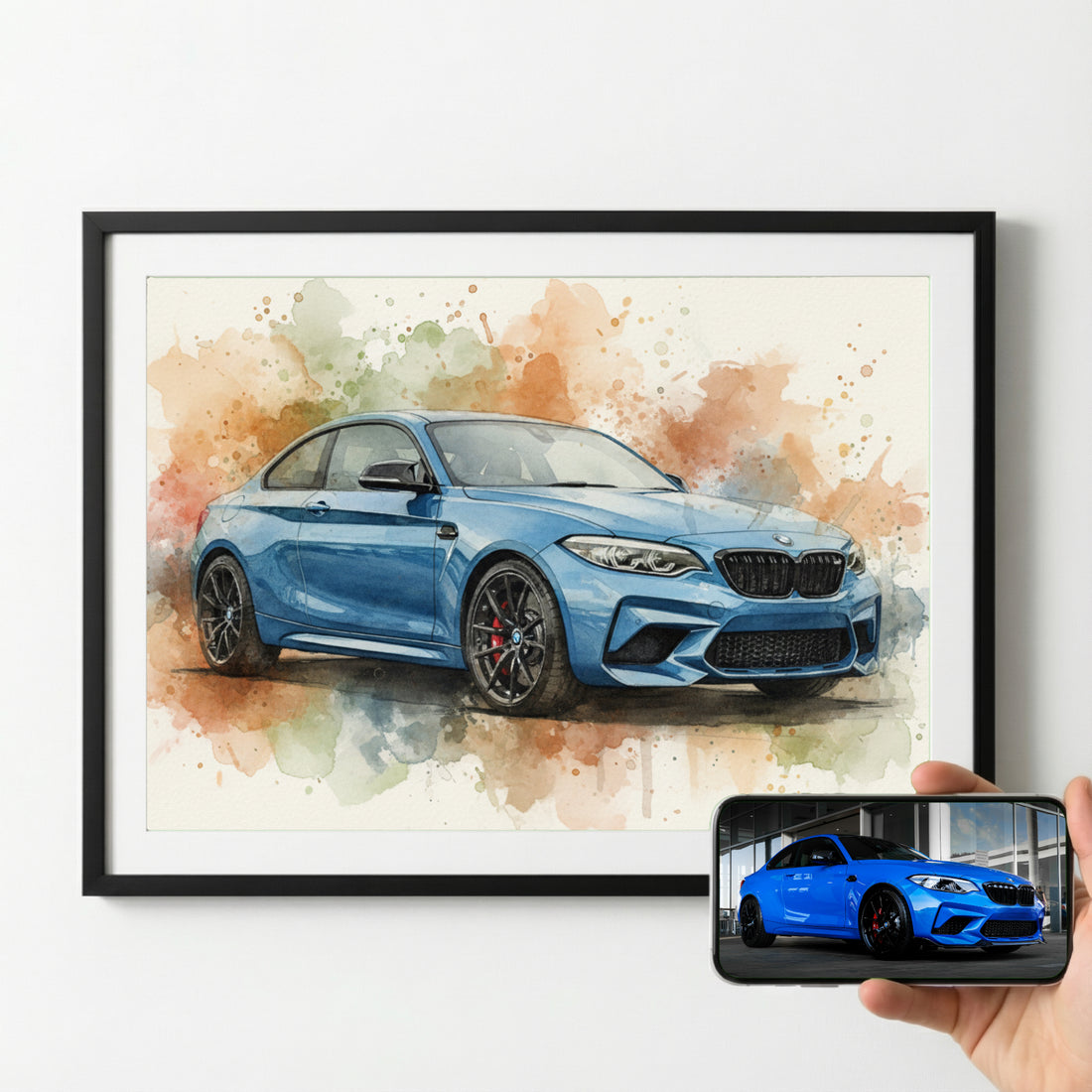 Your Car as a Work of Art – With Live Preview, as Poster or Canvas